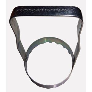 Kwik-Kut Mfg. Co. Mohawk NY Stainless Steel Biscuit Cutter Food Chopper Serrated